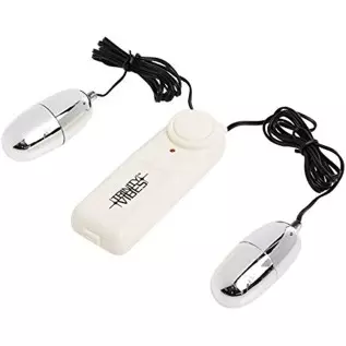 Trinity Vibes Twin Vibrating Bullet Massager Trinity Vibes Twin Vibrating Bullet Massager