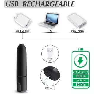 Vibrator Clitoris Anal Butt Plug & G-Spot Nipple Stimulator Vibrate Massager Bullet Vibe Orgasm Vagina Dildo for Travel USB Rech Vibrator Clitoris Anal Butt Plug & G-Spot Nipple Stimulator Vibrate Massager Bullet Vibe Orgasm Vagina Dildo for Travel USB Rech