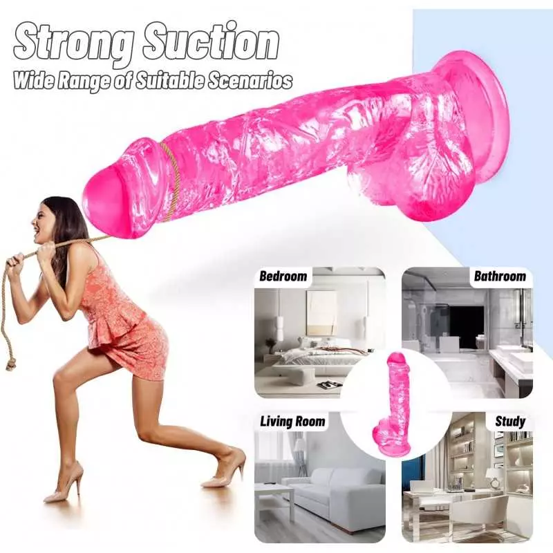 Realistic Dildo - Sexy Toysdidos for Women, Rabbit Vibrator Adult Sensory Toys, Vibrating Dildo,Heat Powerful Waterproof Recharg