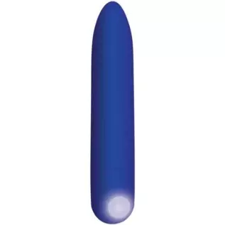 Zero Tolerance All Mighty Rechargeable Bullet 10 Speeds and Functions Waterproof (Blue)
