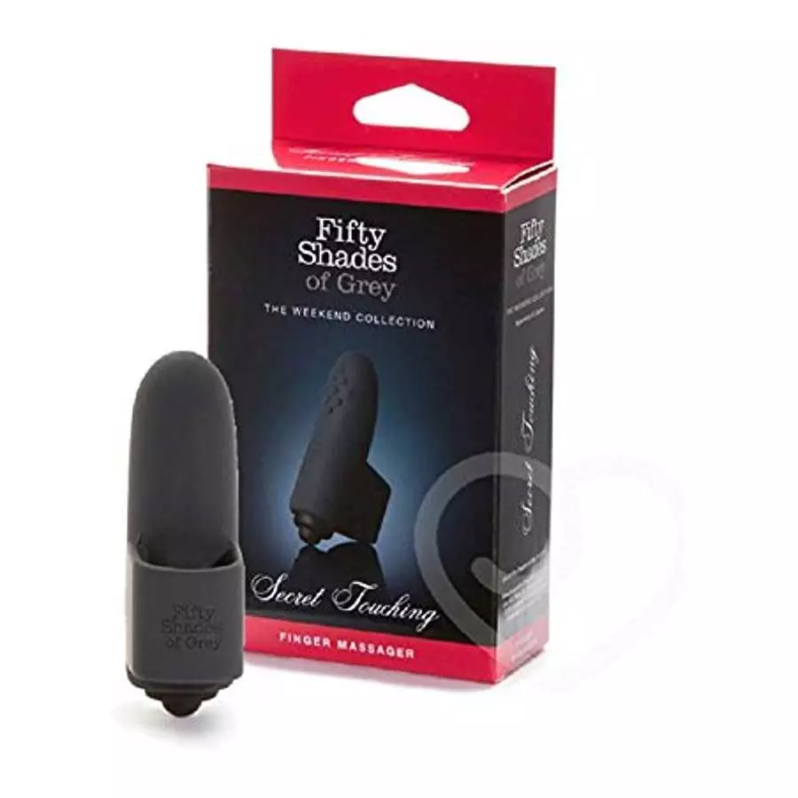 Fifty Shades of Grey Secret Touching Finger Massage Vibrator with Free Bottle of Adult Toy Cleaner Fifty Shades of Grey Secret Touching Finger Massage Vibrator with Free Bottle of Adult Toy Cleaner