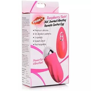 Frisky 36X Swirled Vibrating Remote Control Egg Frisky 36X Swirled Vibrating Remote Control Egg