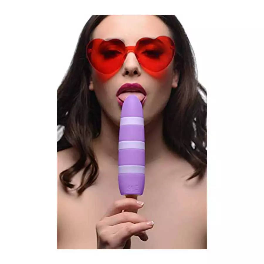 Lynx Popsicle Silicone Vibrator - Purple