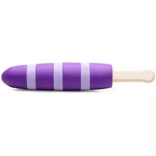 Lynx Popsicle Silicone Vibrator - Purple