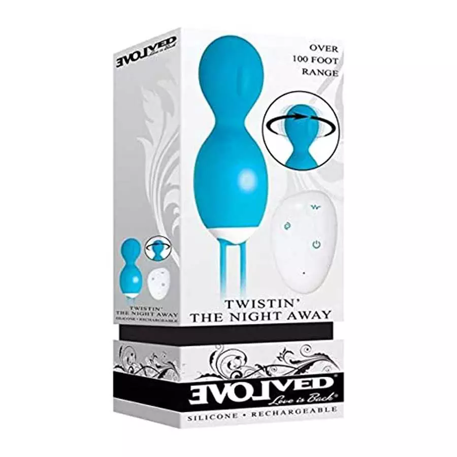 Evolved Love IS Back - Twistin' The Night Away - Remote Control Silicone Rechargeable 9 Functions Bullet Vibrator Evolved Love IS Back - Twistin' The Night Away - Remote Control Silicone Rechargeable 9 Functions Bullet Vibrator