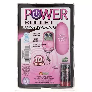 Novelties By Nasswalk Power Bullet With Remote, Purple