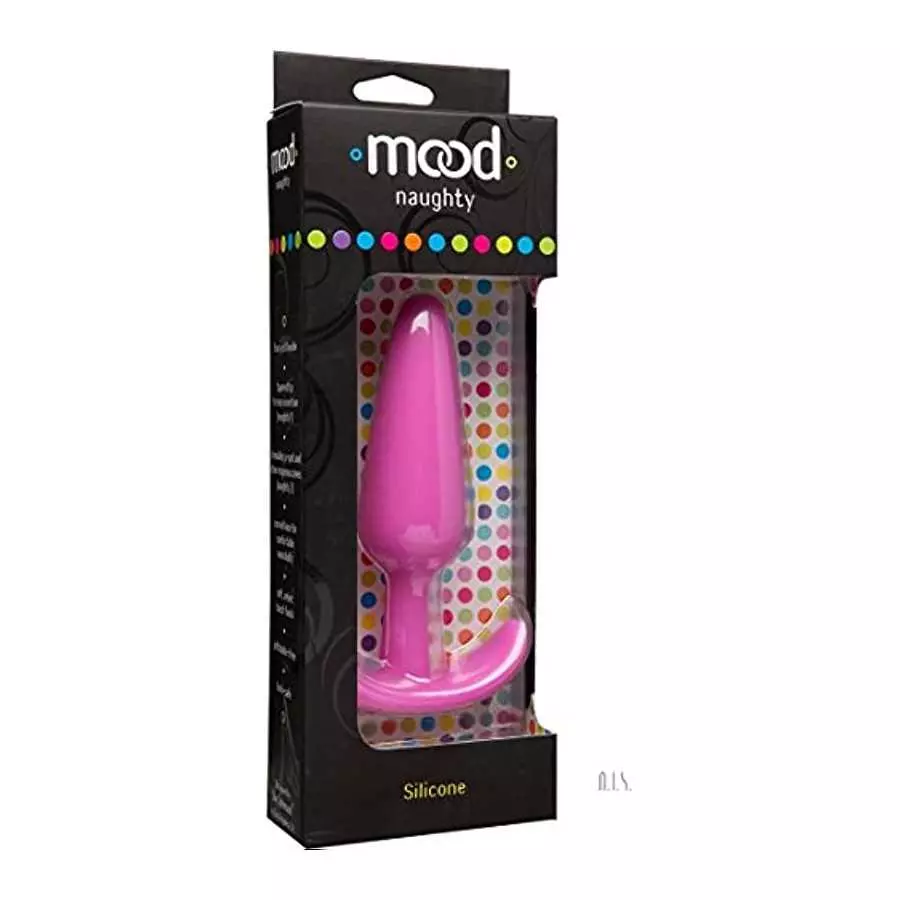 Doc Johnson Mood - Naughty 1 - Silicone Anal Plug - Extra Large - 6.0 in. Long and 1.5 in. Wide - Tapered Base for Comfort Betwe
