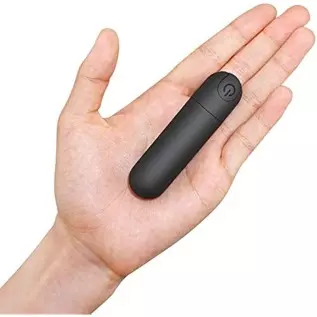 Mini Wand Massager Vibrating Bullet Massager, G-Spot Bullet Vibrator Nipple Clitoral Stimulator, 10 Modes Rechargeable Vibrating