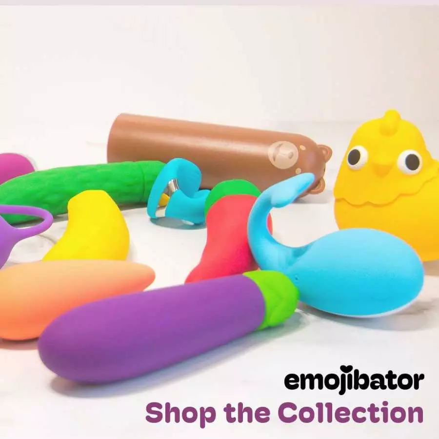 Emojibator | KissToy Doris | Love Egg Whale Massager | Remote Controlled | 10 Vibration Frequencies | 3 Vibration Intensities | 