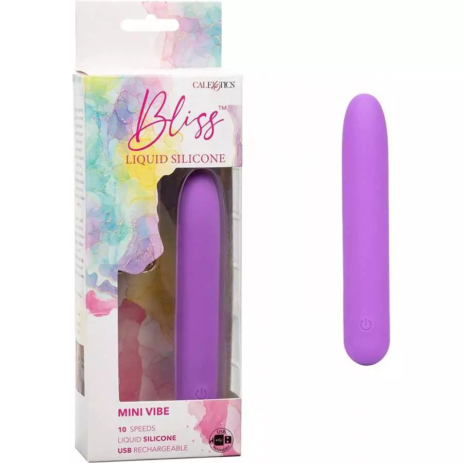 CalExotics Bliss Liquid Silicone Mini G Vibe Bullet Vibrator - SE-0569-10-3