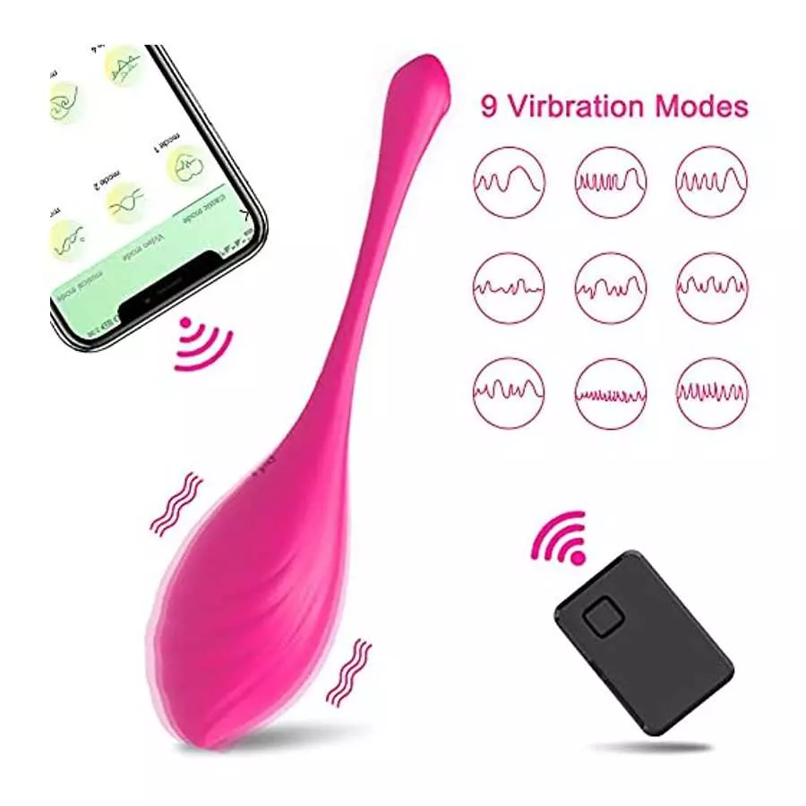 Wearable Bullet Vibrator G-Spot Massager Dildo Remote Control Sex Toys for Women