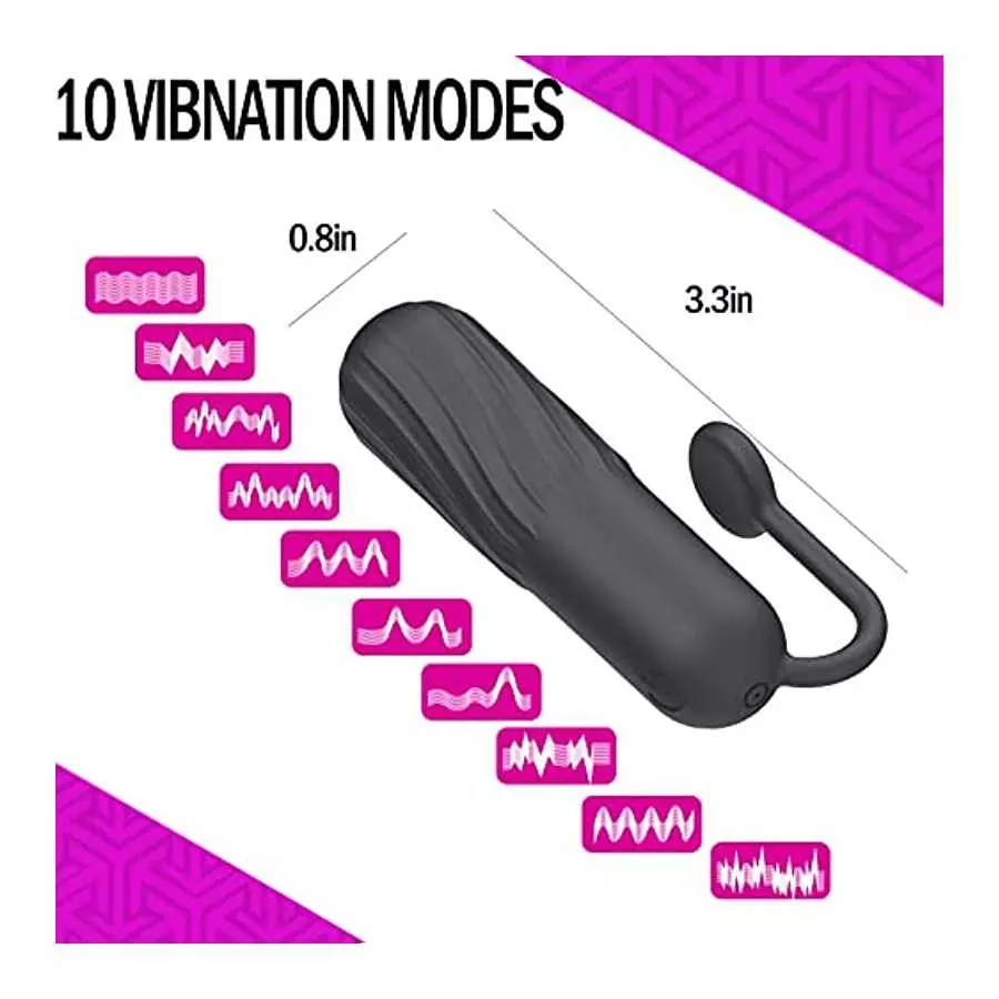 Wecmon Bullet Vibrator Sex for Women – G-Spot Vibrator Clitoris Nipple Stimulator – Small Bullet Vibrant Massager for Vaginal He