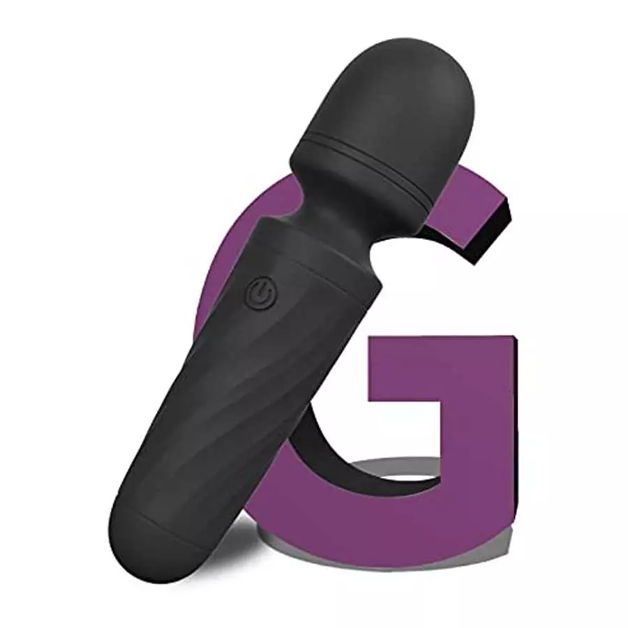 GEERFAY Mini Wand Massager, Vibrator Adult Sensory Toys Women,Cordless, Whisper Quiet, Waterproof,10 Vibration Modes Vaginal G-s