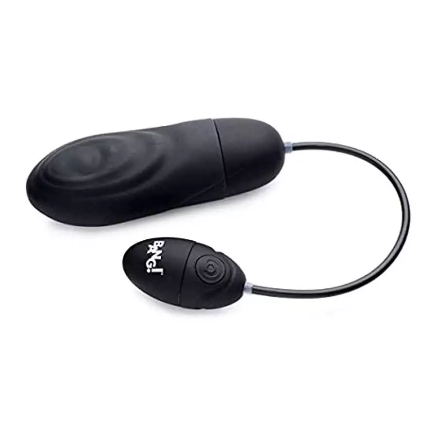 7X Pulsing Rechargeable Silicone Vibrator - Black