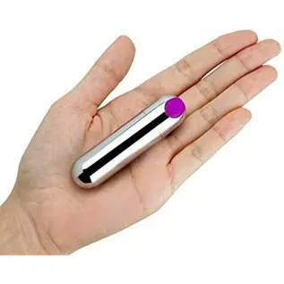 GSMV Rechargeable Mini Silver Bullet Pocket Travel Toys for Women KKK1 17150,3 Inch (Pack of 1)