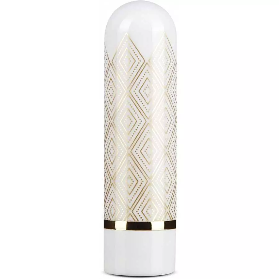 Blush - Glitzy Deco Rechargeable 10 Function Designer Bullet Vibrator - Thoughtfully Designed Vibration Modes - Giftable Sex Toy