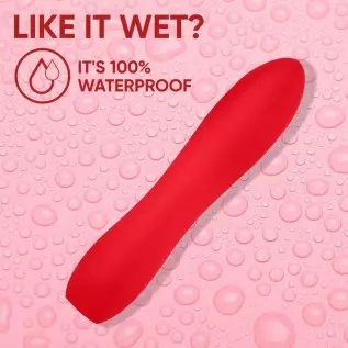 Luv Inc Large Silicone Bullet Vibrator Mini Vibe for Women Waterproof Clitoral Stimulator Bullet Vibrant Massager with 10 Modes 