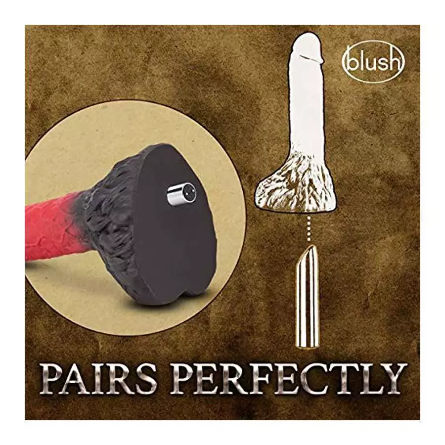 Blush The Realm - Rumble Tech Powered Deep Rumbly Vibrating Rechargeable Bullet Vibrator - 10 Thoughtfully Designed Vibration Mo