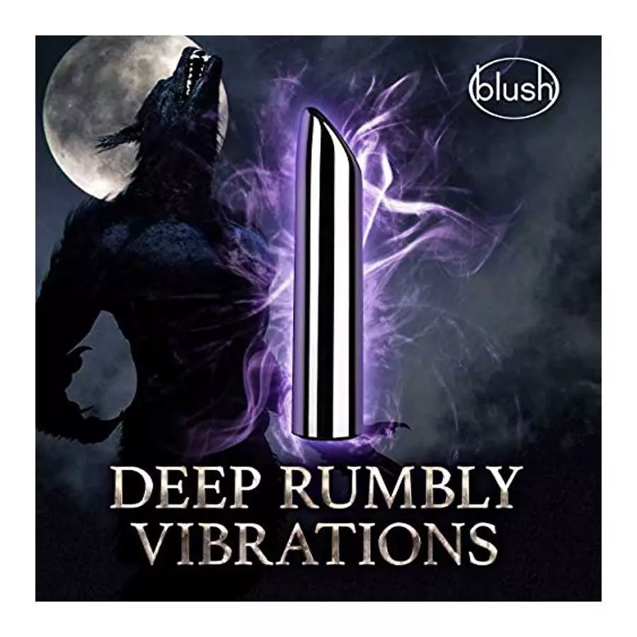 Blush The Realm - Rumble Tech Powered Deep Rumbly Vibrating Rechargeable Bullet Vibrator - 10 Thoughtfully Designed Vibration Mo