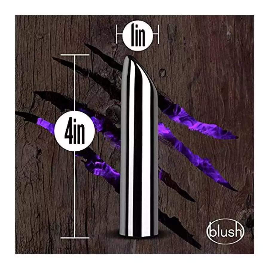 Blush The Realm - Rumble Tech Powered Deep Rumbly Vibrating Rechargeable Bullet Vibrator - 10 Thoughtfully Designed Vibration Mo