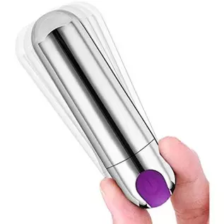 PPW Small Massager for Clitoris,Waterproof, Powerful,USB, G-spot Stimulator Mini Massager Sex Silver