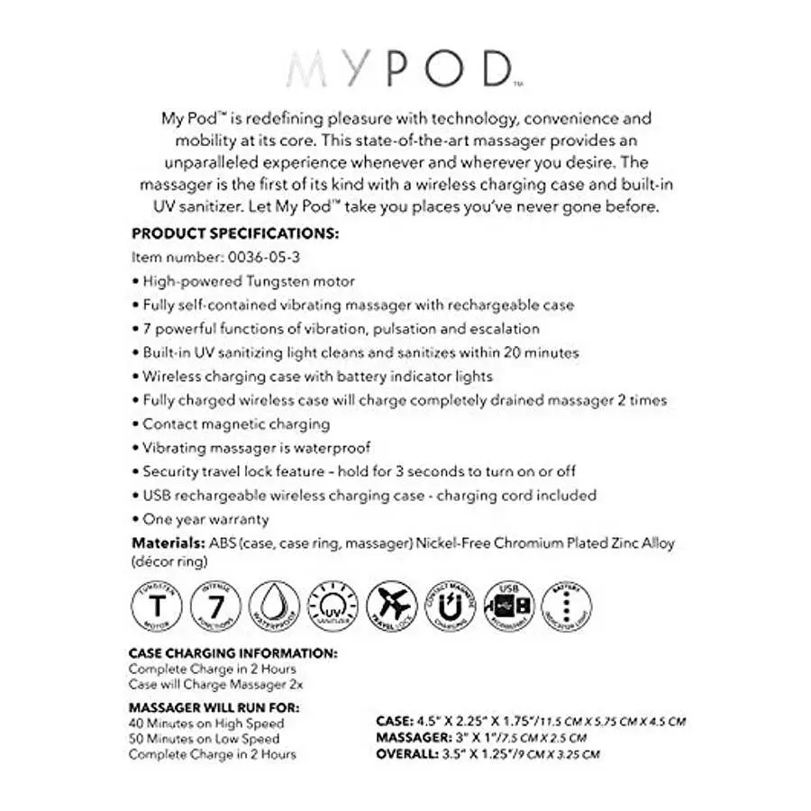 CalExotics SE-0036-07-3 My Pod - Black