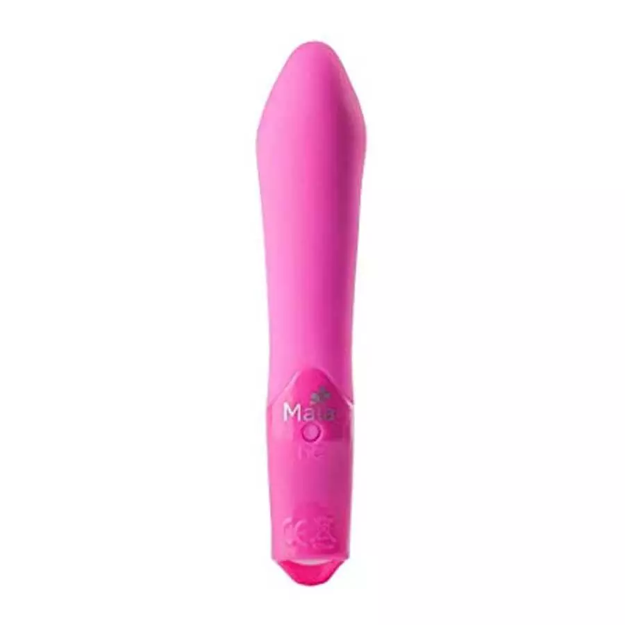 Maia Maddie Rechargeable Silicone Bullet Vibrator, Neon Pink