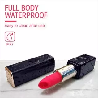 Bullet Vibrator Lipstick Shape with 9 Vibration Modes Sex Toys for Womens or Couples Clitorals Stimulator Licking Toy for,Mini N