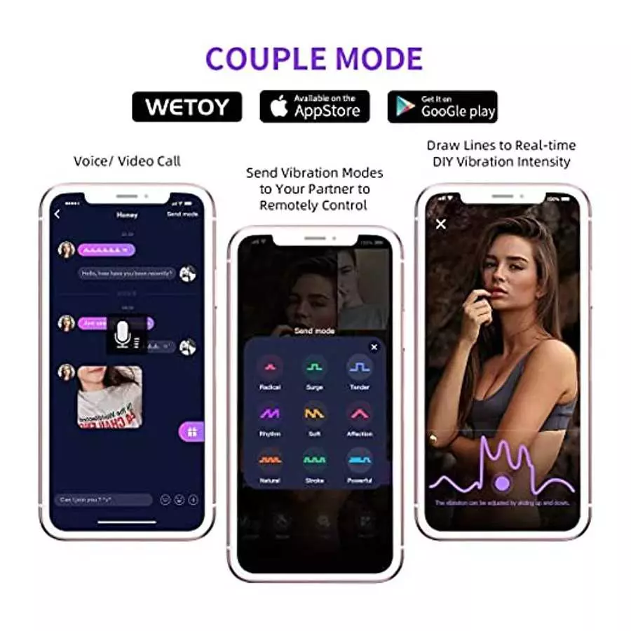 Iball Massager Wand with App Remote Control for Real-time Interaction, Portable Mini Quiet Massager for Women