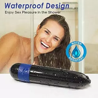 Alfun Bullet G-spot Vibrator Dildo Nipple Clitoral Stimulator Anal Massager Sex Toys for Women and Couple