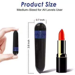 Alfun Bullet G-spot Vibrator Dildo Nipple Clitoral Stimulator Anal Massager Sex Toys for Women and Couple