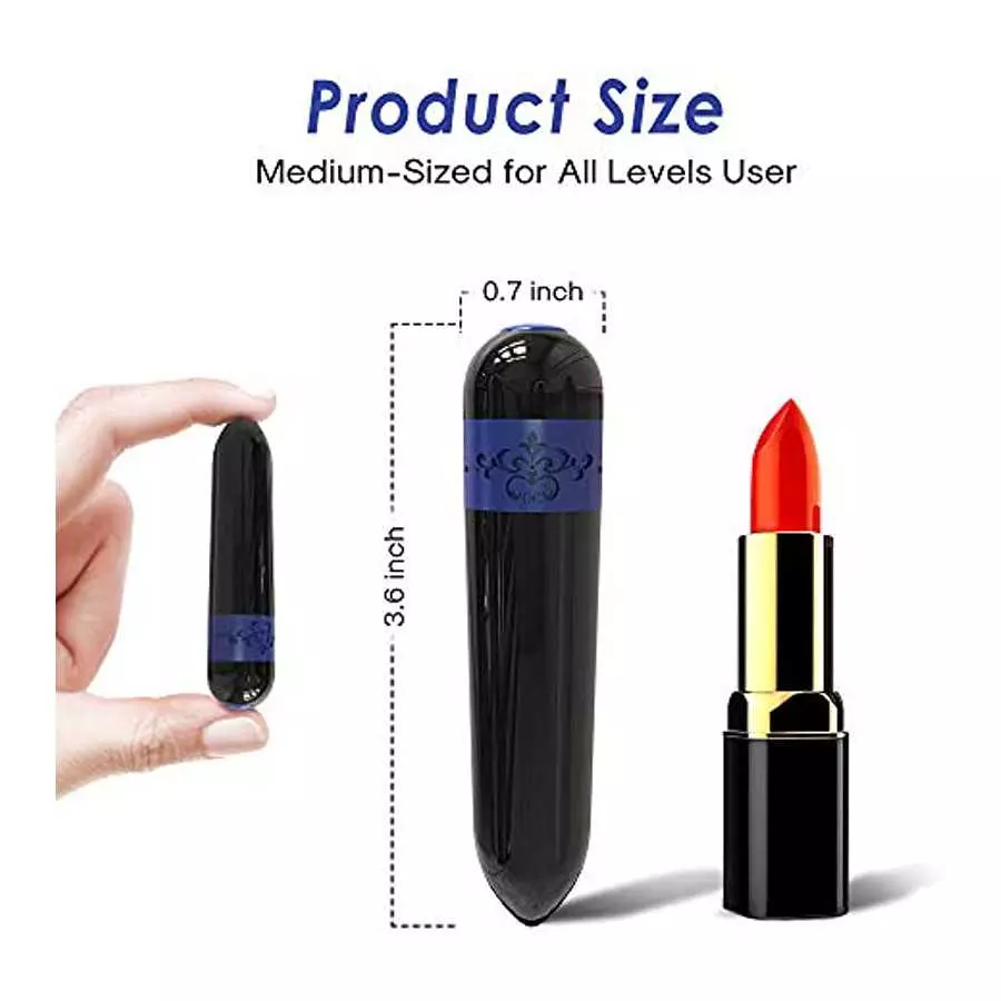 Alfun Bullet G-spot Vibrator Dildo Nipple Clitoral Stimulator Anal Massager Sex Toys for Women and Couple