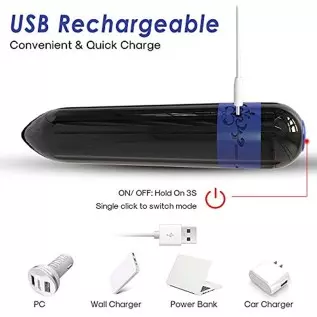 Alfun Bullet G-spot Vibrator Dildo Nipple Clitoral Stimulator Anal Massager Sex Toys for Women and Couple