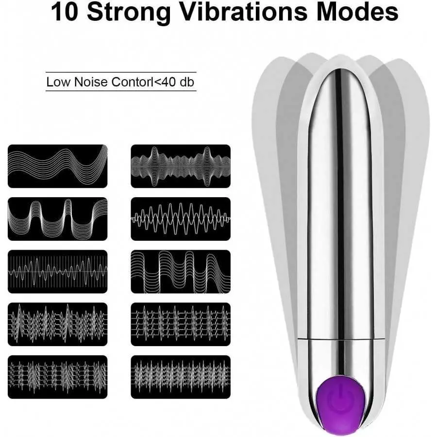 10 Speeds G-spot Vibrator Vibrating Egg Sex Toys Powerful Mini Bullet Vibrators for Women G-spot Vibrating Egg Clitoris Vaginal 