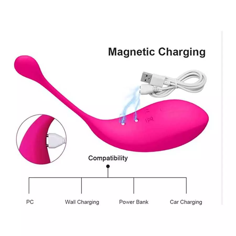 Waterproof Sex Toys Personal Sexual Massager Bullet Rechargeable Vibrator G-Spot Exercise Ball Remote Control Stimulation Wirele