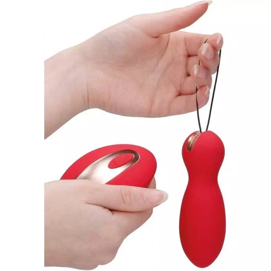 Elegance by Shots America - Dual Vibrating Toy - Purity - Blue