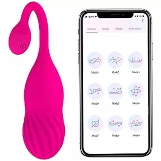 LEVETT - Bullet Vibrator Couple Sex Toy with APP Control for G-Spot Clitoral Stimulating Anal Massage with 9 Vibration Modes Wat