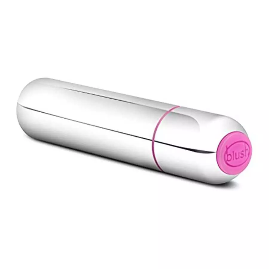 Blush Play with Me Cutey Vibe Plus - 10 Vibrating Functions Mini Bullet Vibrator - Travel Size - Discreet Pocket Stimulator - Wa