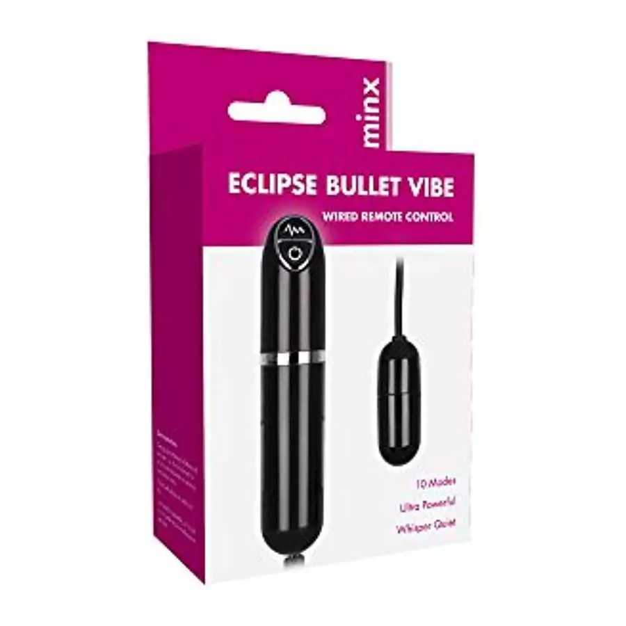 Abs Holdings Minx Eclipse Wired Remote Control Bullet Vibe, Black