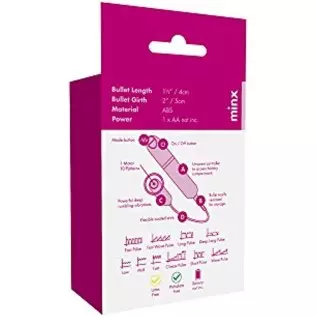 Abs Holdings Minx Eclipse Wired Remote Control Bullet Vibe, Black Abs Holdings Minx Eclipse Wired Remote Control Bullet Vibe, Black