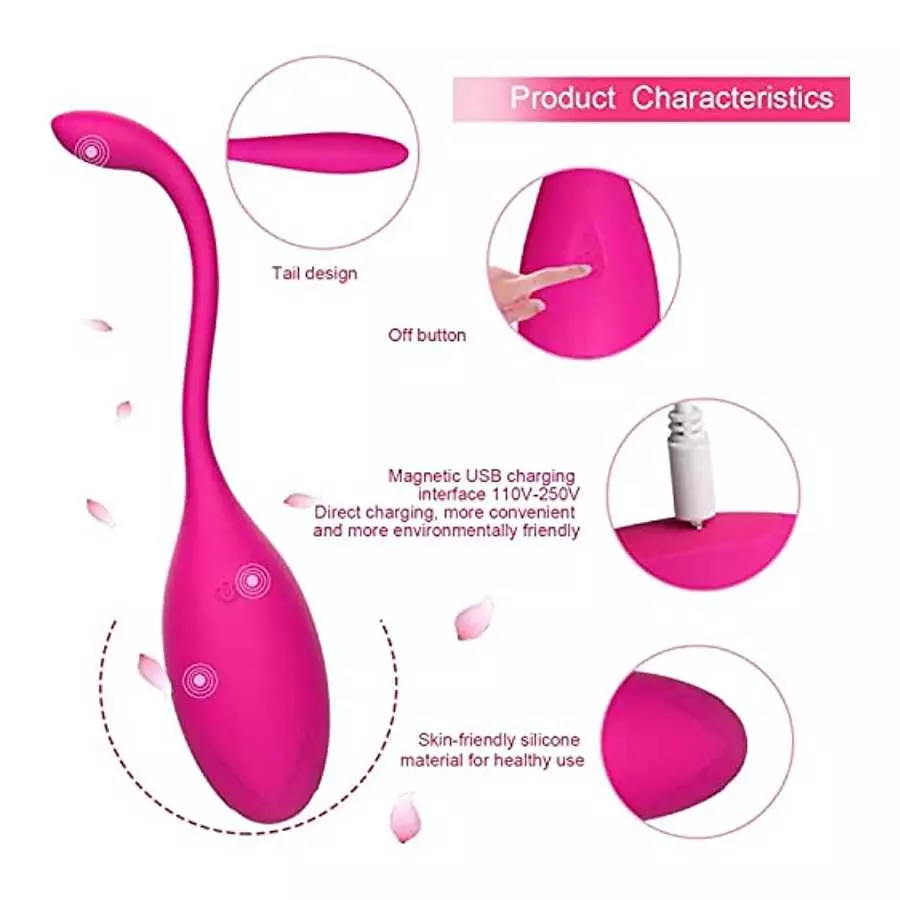 Kegel Balls Weights for Women with Remote Control, Remote Control Waterproof Silicone Ball Exercise Weights and Control Training