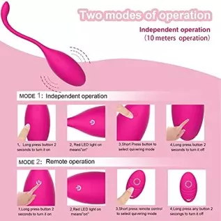 Kegel Balls Weights for Women with Remote Control, Remote Control Waterproof Silicone Ball Exercise Weights and Control Training