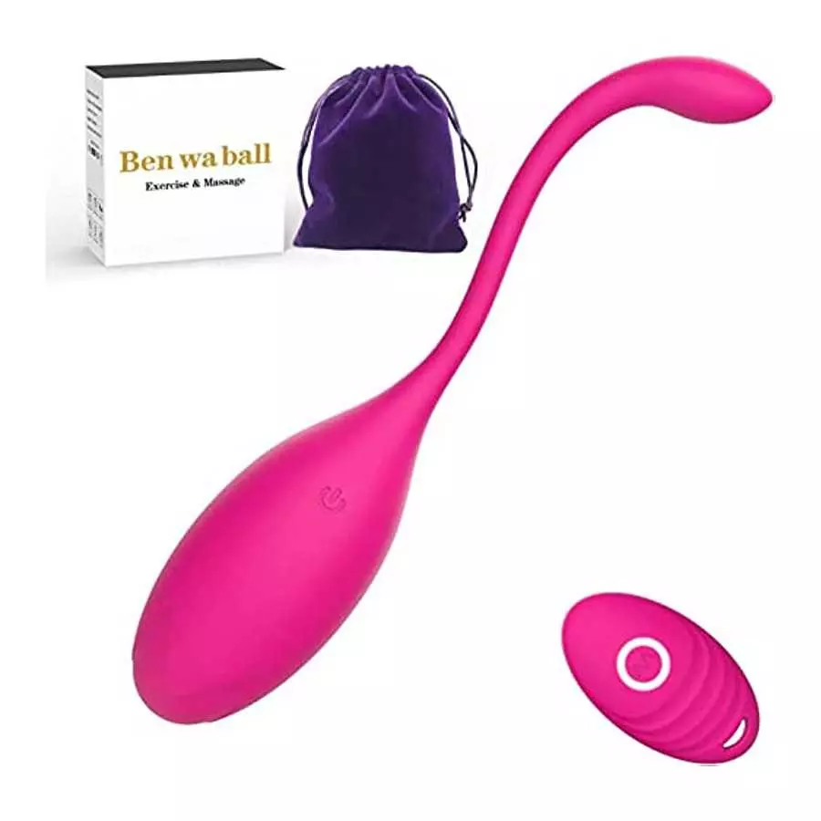 Kegel Balls Weights for Women with Remote Control, Remote Control Waterproof Silicone Ball Exercise Weights and Control Training