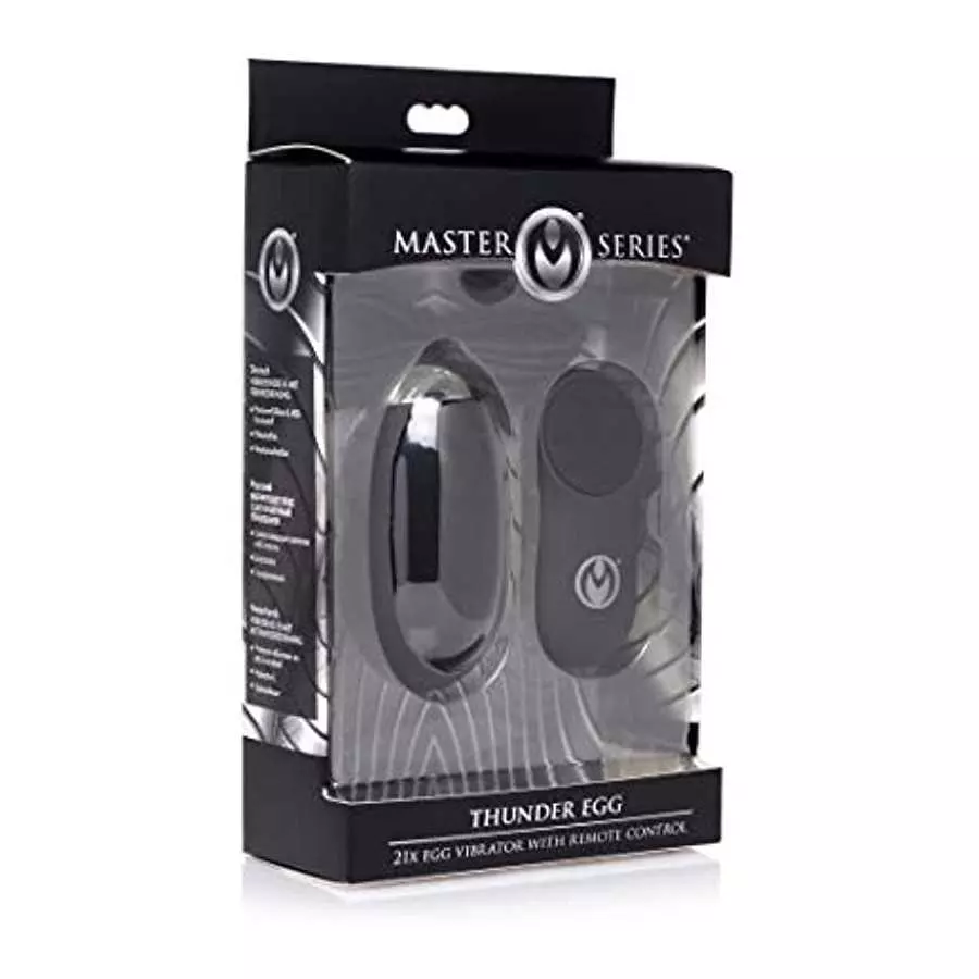 Thunder Egg 21X Silicone Vibrator with Remote Control