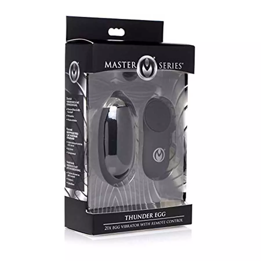 Thunder Egg 21X Silicone Vibrator with Remote Control