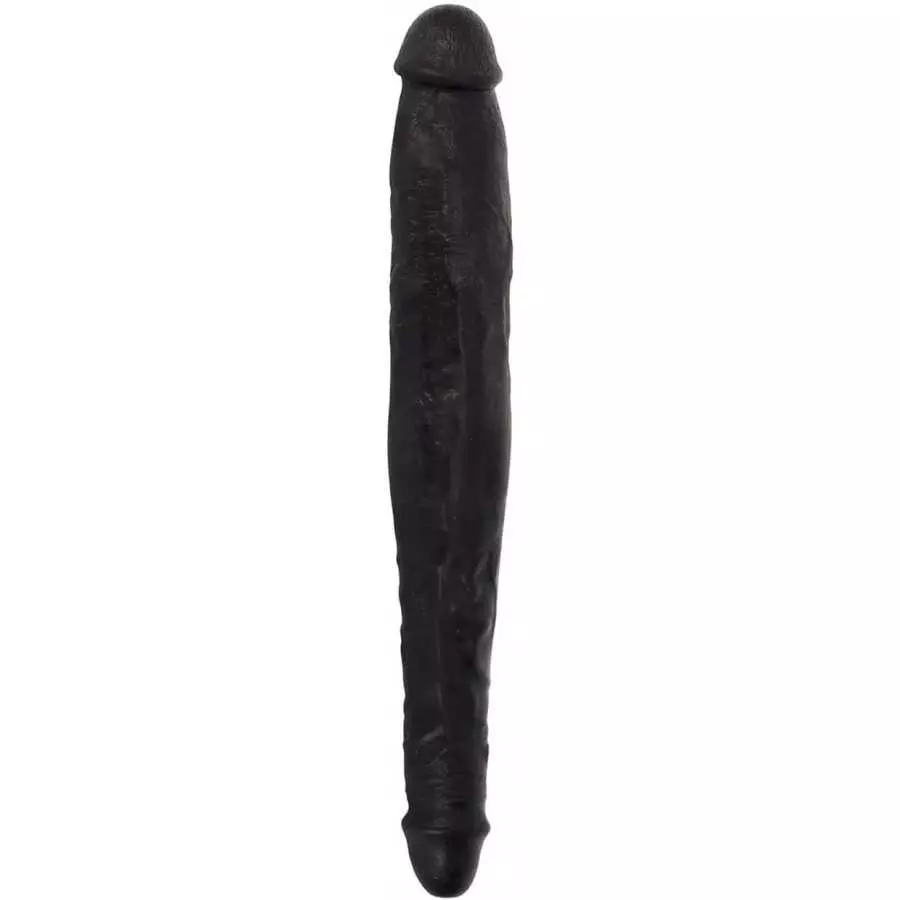 Curve Novelties Jock Tapered Double Dong, Brown, 16 Inch