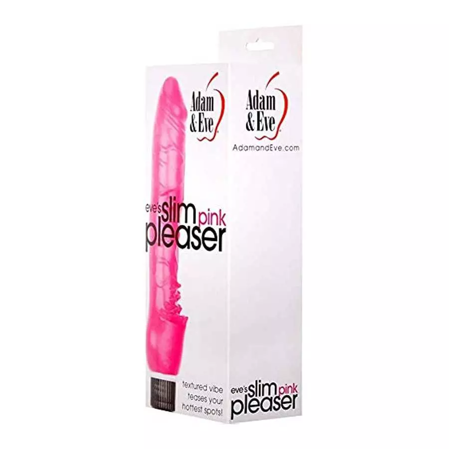 AE-CQ-5874-2 - Eve's Slim Pink Pleaser Vibrator - Pink