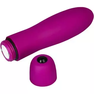 EIS Slippery Mini Vibrator - Powerful Portable Bullet Vibrator, 10 Vibration Programs - Waterproof, Battery Operated (Black)