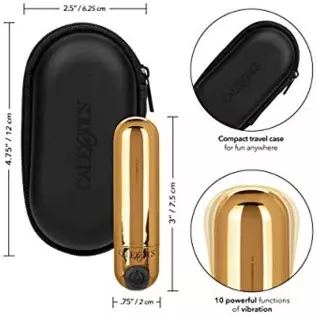 CalExotics SE-0062-45-2 Rechargeable Hideaway Bullet - Gold