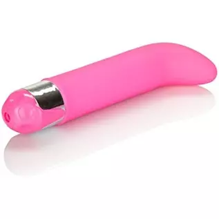 CalExotics Shane’s World Silicone “G” - Waterproof Sex Toys for Couples - Adult Vibe G Spot Massager - Pink